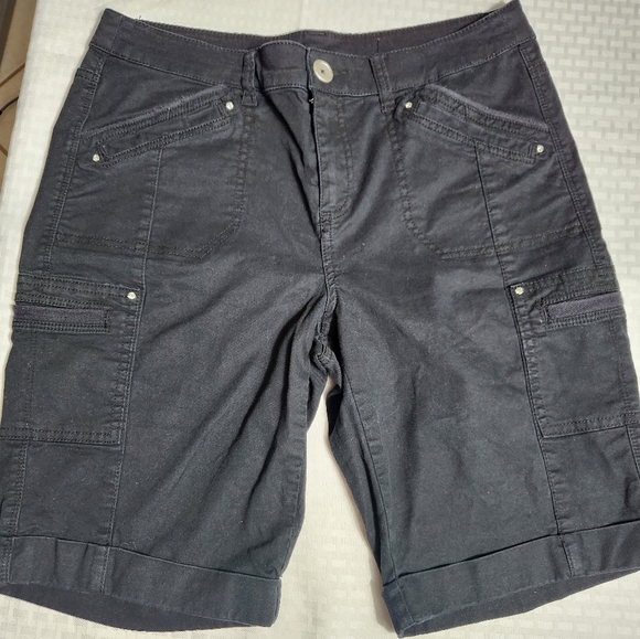 Style & Co. Pants - Style & Co. Black Cargo Shorts. SKU C12